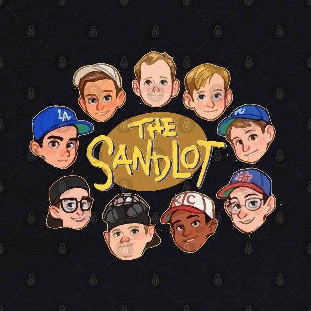 Squad Kids Baseball Movie Retro by nikalassjanovic